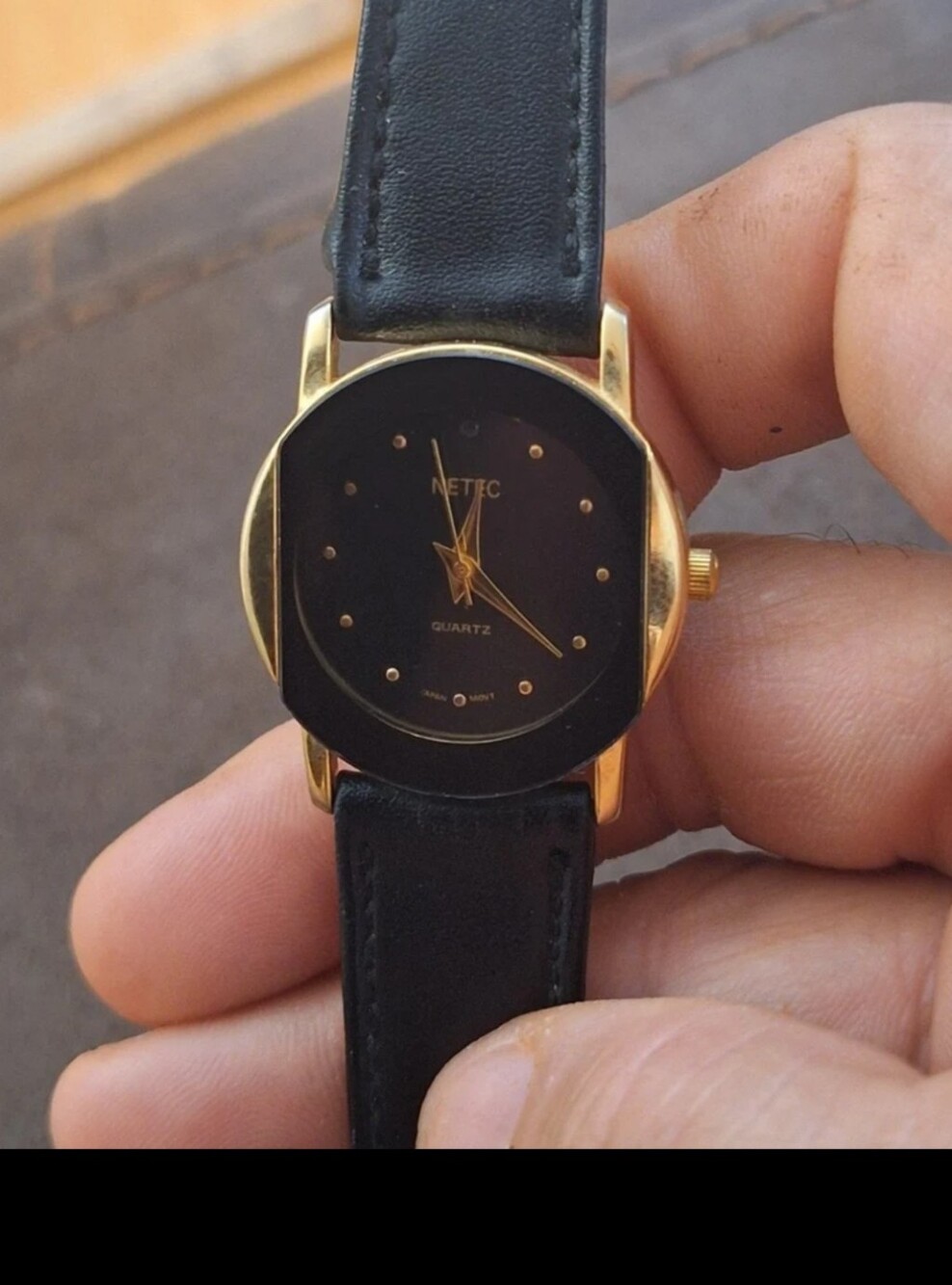 Vintage Netec Gold Tone Ladies Watch.